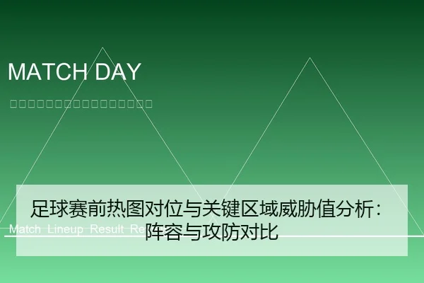 足球赛前热图对位与关键区域威胁值分析：阵容与攻防对比